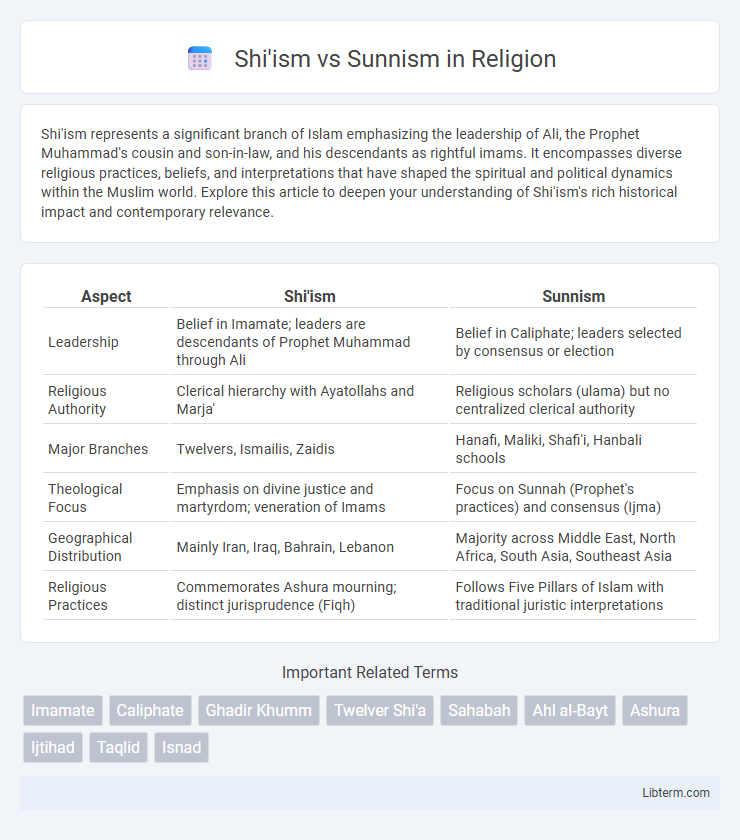Sunnism vs Shi'ism in Religion - What is The Difference?