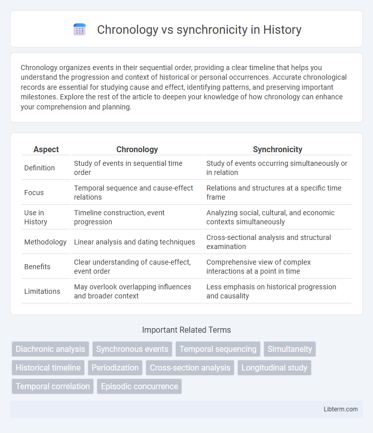 synchronicity vs Chronology in History - What is The Difference?
