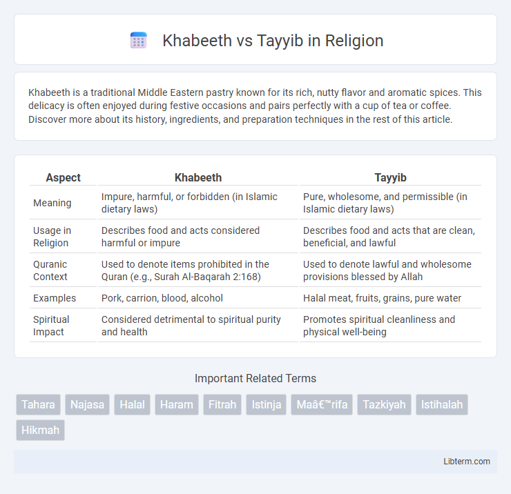 Tayyib vs Khabeeth in Religion - What is The Difference?