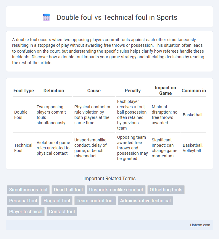 Technical foul vs Double foul in Sports - What is The Difference?