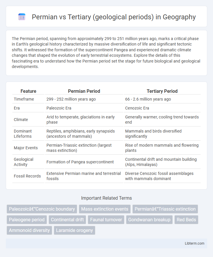 Tertiary (geological periods) vs Permian in Geography - What is The Difference?