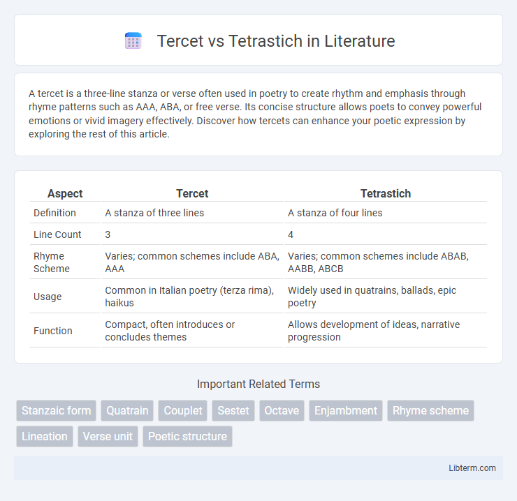 Tetrastich vs Tercet in Literature - What is The Difference?