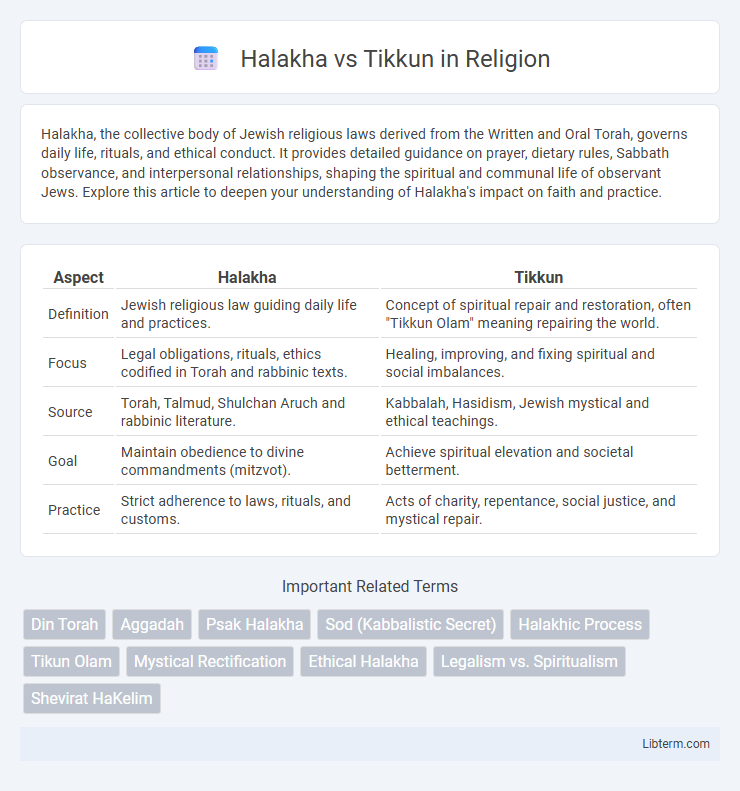 Tikkun vs Halakha in Religion - What is The Difference?