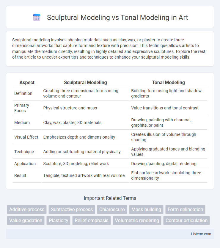 Tonal Modeling vs Sculptural Modeling in Art - What is The Difference?