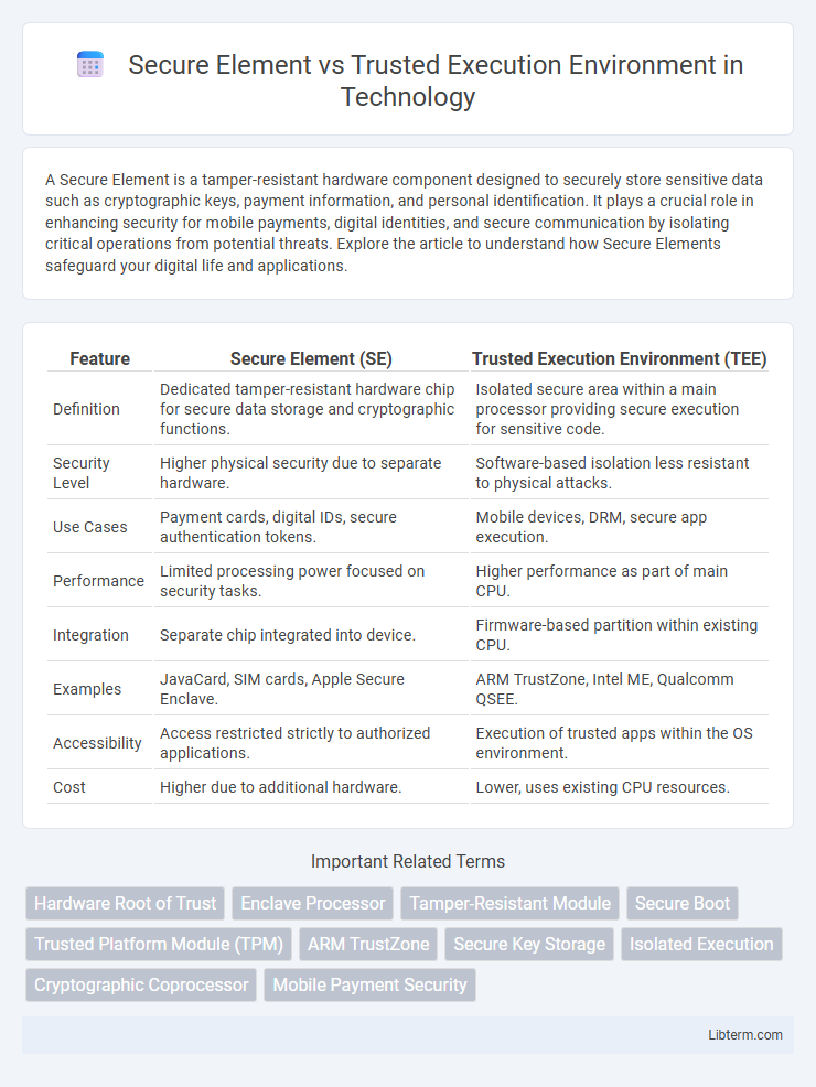 Trusted Execution Environment vs Secure Element in Technology - What is The Difference?