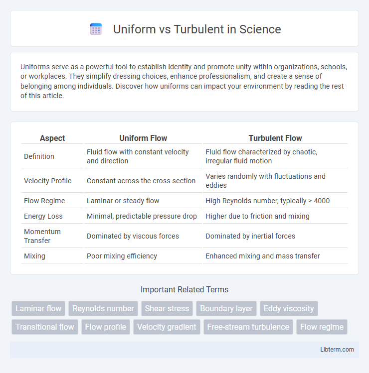 Turbulent vs Uniform in Science - What is The Difference?