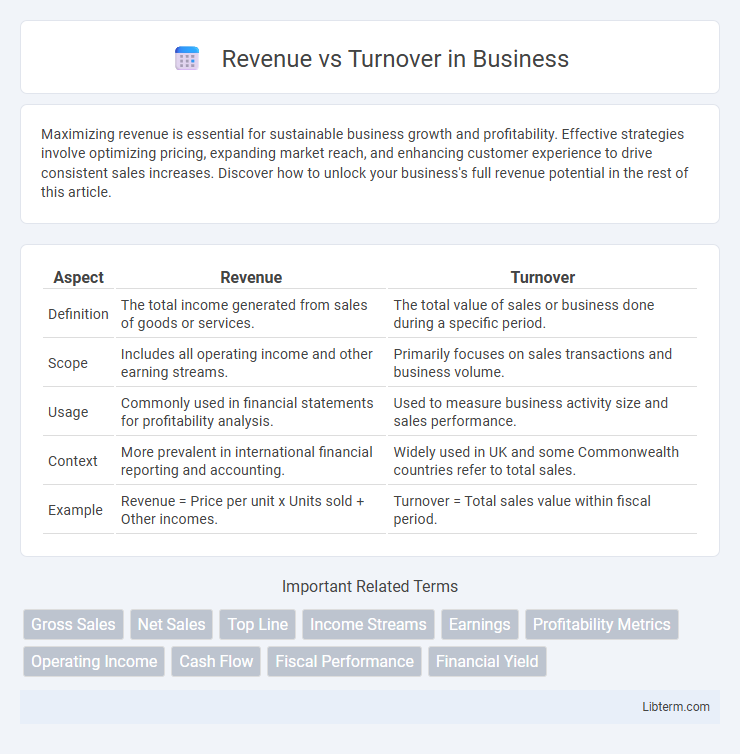 Turnover vs Revenue in Business - What is The Difference?
