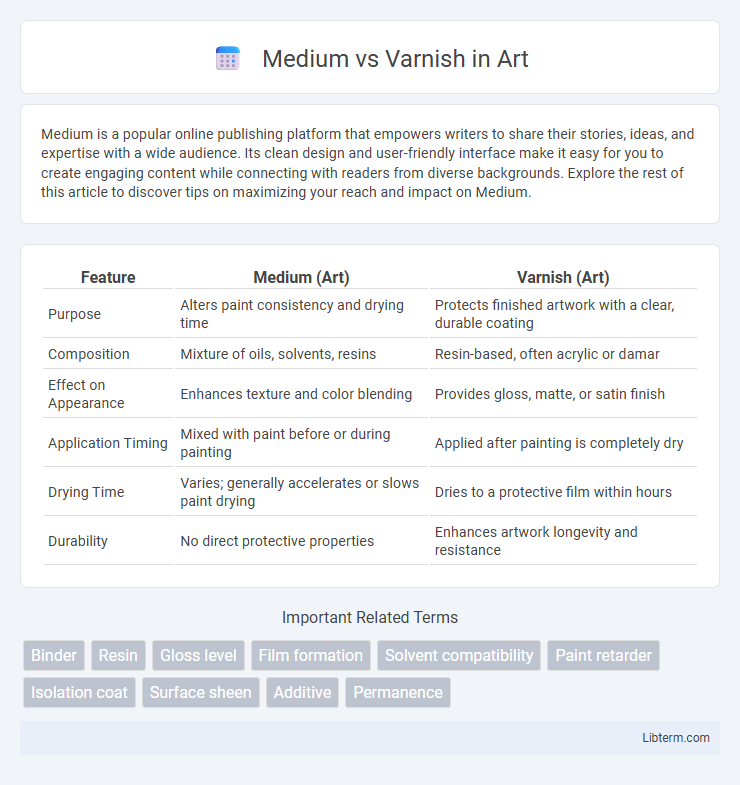 Varnish vs Medium in Art - What is The Difference?