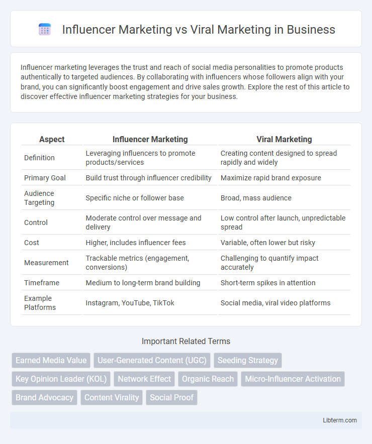 Viral Marketing vs Influencer Marketing in Business - What is The Difference?