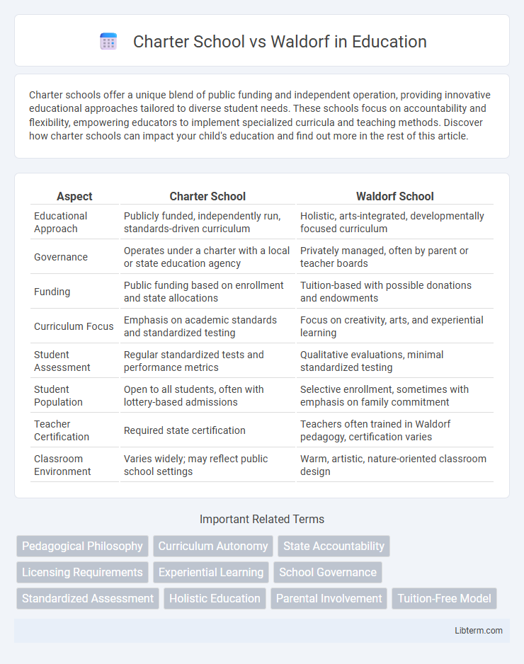 Waldorf vs Charter School in Education - What is The Difference?