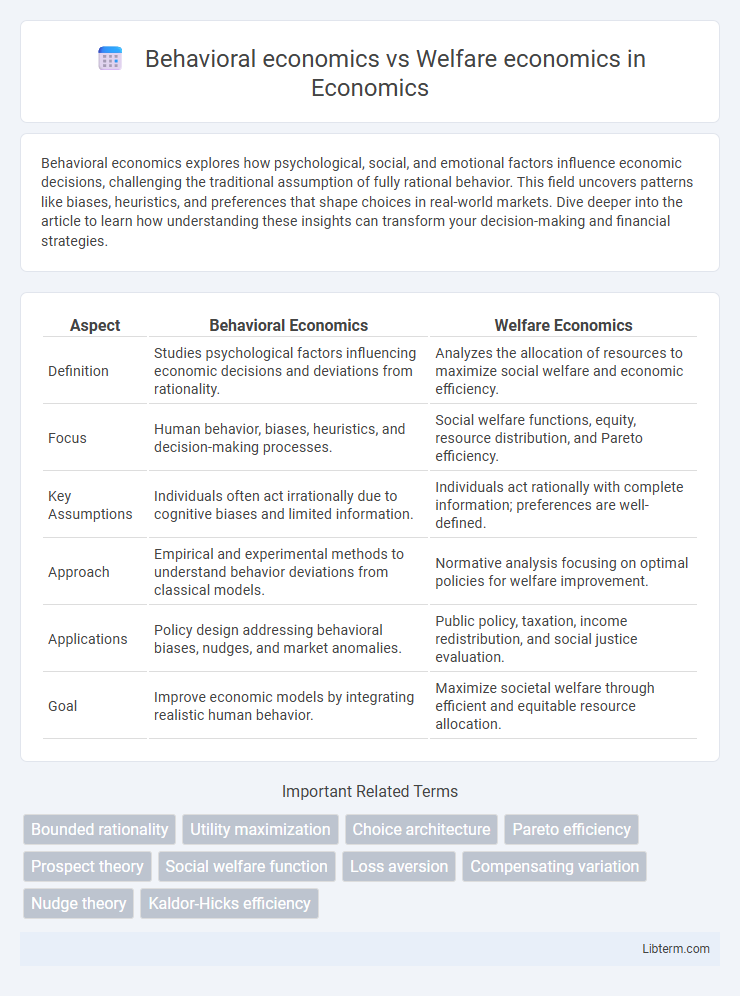 Welfare economics vs Behavioral economics in Economics - What is The Difference?