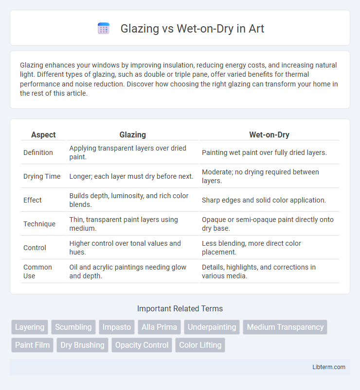 Wet-on-Dry vs Glazing in Art - What is The Difference?