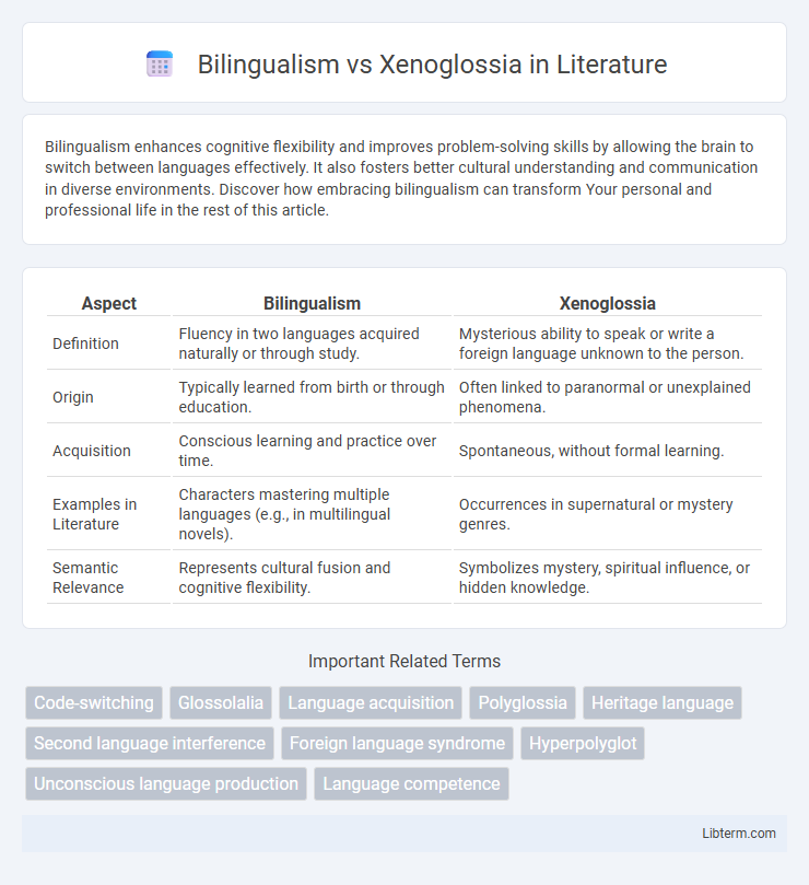 Xenoglossia vs Bilingualism in Literature - What is The Difference?